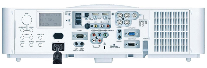 日立HCP-D757U工程投影機產(chǎn)品背面